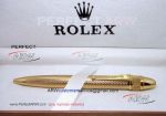 Perfect Replica Rolex Pen All Gold Ballpoint For Sale